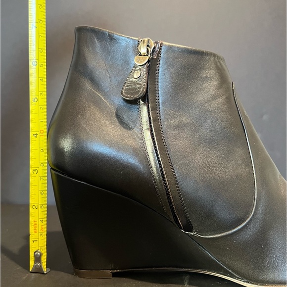 Salvatore Ferragamo Brown Leather Ankle Boot - Picture 10 of 10